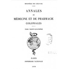 Annales de Medicine et de Pharmacie Coloniales