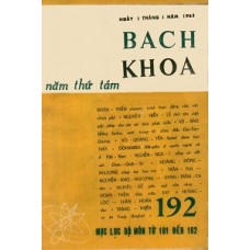 Bách Khoa - 192