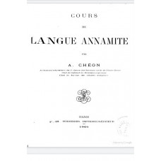 Cours De Langue Annamite