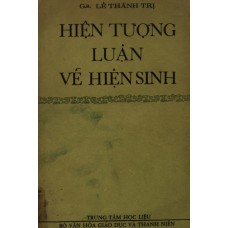 Hiện Tượng Luận Về Hiện Sinh