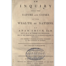 An Inquiry into the Nature and Causes of the Wealth of Nations II