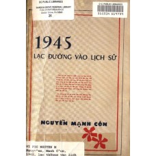 Lạc Đường Vào Lịch Sử