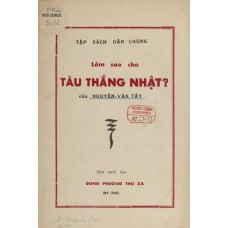 Làm Sao Cho Tàu Thắng Nhật