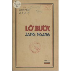 Lỡ Bước Sang Ngang