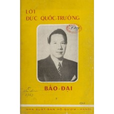 Lời Đức Quốc Trưởng Bảo Đại