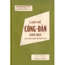 Luận Đề Công Dân Giáo Dục