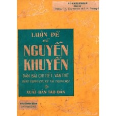 Luận Đề Về Nguyễn Khuyến