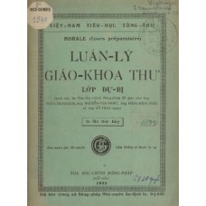 Luân Lý Giáo Khoa Thư - Lớp Dự Bị