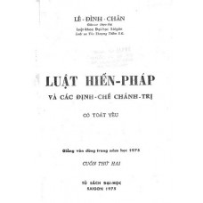 Luật Hiến Pháp - Cuốn 2