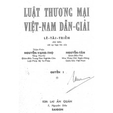 Luật Thương Mại Việt Nam Dẫn Giải