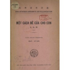 Một Cách Để Của Cho Con