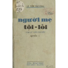 Người Mẹ Tội Lỗi - Quyển I