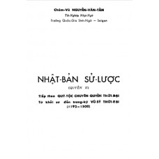 Nhật Bản Sử Lược - Quyển 2