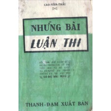 Những Bài Luận Thi - Luyện Thi TIểu Học Và Đệ Thất Trung Học