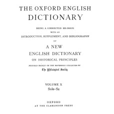 Oxford English Dictionary - Vol 10 (Sole-Sz)
