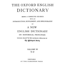 Oxford English Dictionary - Vol 11 (T-U)