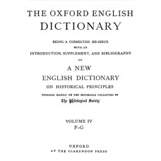 Oxford English Dictionary - Vol 4 (F-G)