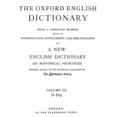 Oxford English Dictionary - Vol 7 (N-Poy)