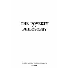 The Poverty of Philosophy