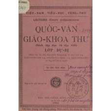 Quốc Văn Giáo Khoa Thư - Lớp Dự Bị