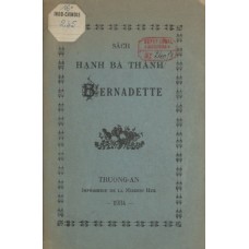 Sách Hạnh Bà Thánh Bernadette