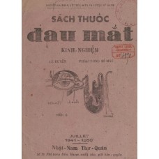 Sách Thuốc Đau Mắt