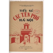 Tiểu Sử Các Tên Phố Hà Nội