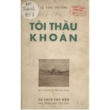 Tôi Thầu Khoán