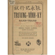 Trương Vĩnh Ký Hành Trạng