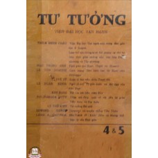 Tư Tưởng - 1967 - 4 & 5