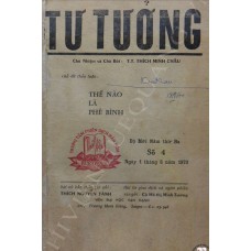 Tư Tưởng - 1970 - 4