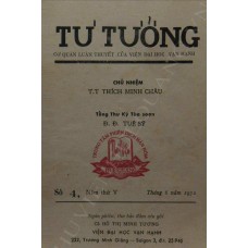 Tư Tưởng - 1972- 4