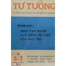 Tư Tưởng - 1972- 6 & 7