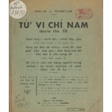 Tử Vi Chỉ Nam - Quyển III