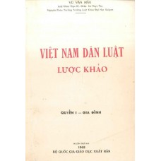 Việt Nam Dân Luật Lược Khảo - Quyển 1